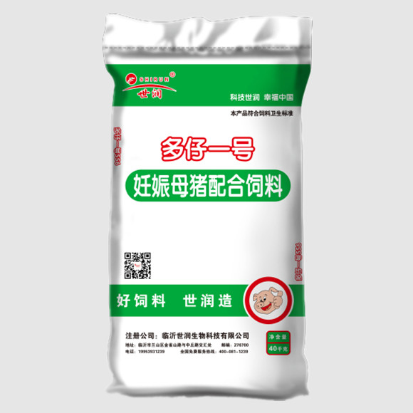 世潤多仔一號(hào)妊娠母豬配合飼料40kg