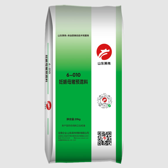 英偉6-010妊娠母豬預(yù)混料20kg